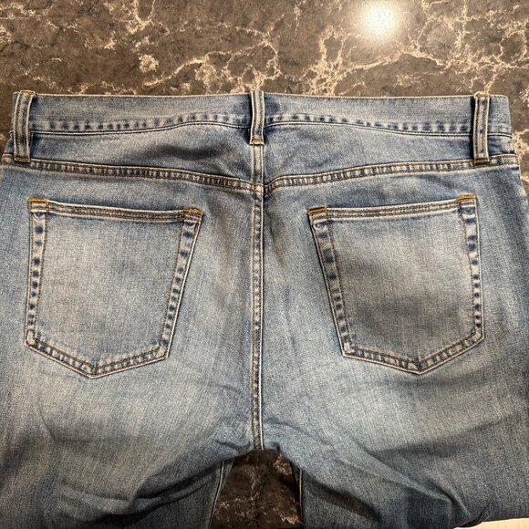 Club Monaco Super Slim Denim Jeans- 33/32 (Light Blue) - Picture 6 of 9